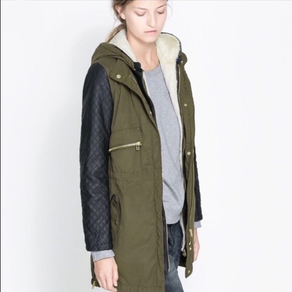 Zara Jackets & Blazers - Zara Convertible Fur-lined Coat Zara Jackets & Blazers - Zara Convertible Fur-lined Coat